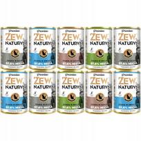 Drėgnas kačių ėdalas Zew Natury Premium, įvairių skonių, 10x400 g