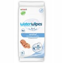 Drėgnos servetėlės Water Wipes kūdikiams, 99,9% vandens, 28 vnt.