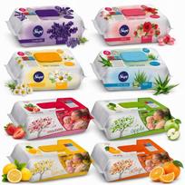 Drėgnos servetėlės Sleepy GIGA SET MIX, 8 pakuotės x 120 vnt.