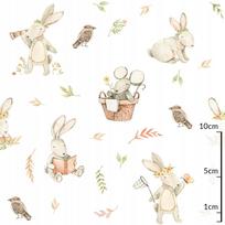 Vystyklai BAMBOO 30x30 TETRA muslin BUNNY POURER
