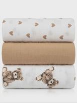 Muslino sauskelnių rinkinys, 3 vnt., Cotton Cuddly