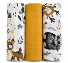 Muslino sauskelnių rinkinys 3 vnt 60x80 cm PREMIUM DIAPERS