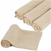 Muslino sauskelnės 50x80 premium cotton sand, 3 vnt.
