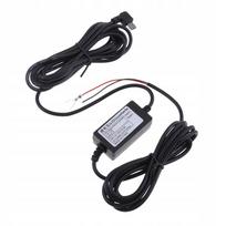 Automobilio kameros maitinimo adapteris 8/36V į 5V su lenkta mini USB jungtimi