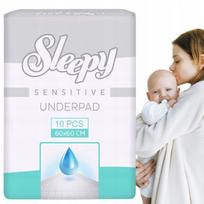 Vienkartinės higieninės paklotės SLEEPY 60x60, 10 vnt.