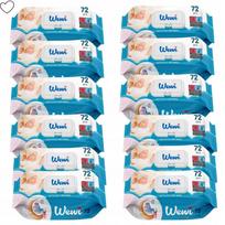 Drėgnos servetėlės kūdikiams ir vaikams Wewi Baby 72 vnt. x12