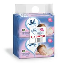 Drėgnos servetėlės su alantoinu Lula 4 x 72 vnt.