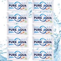 Drėgnos servetėlės kūdikiams PURE AQUA 99,9% vandens 10x60 vnt.