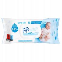 Vaikiškos drėgnos servetėlės Fifi Aqua su pantenoliu, 80 vnt.