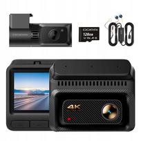 Vaizdo registratorius DDPAI Z60 Master 4K + 2K galinė kamera, su laidiniu komplektu, 128GB