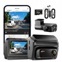 Vaizdo registratorius DDPAI Z60 Master 4K + 2K galinė kamera, hardwire rinkinys, 128GB