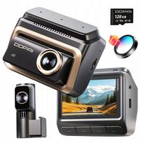 Vaizdo registratorius DDPAI Z90 Master 4K HDR priekinė ir galinė kamera, 128GB