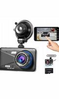 Automobilio vaizdo registratorius Avokadol Dash Cam Full HD, priekinė ir galinė kamera