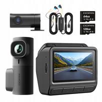 Automobilio vaizdo registratorius DDPAI Z60 Pro 4K HDR GPS su MINI2X ir galine kamera