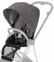 Vežimėlio sėdynės užvalkalas CYBEX Mios 2.0 Lux (Eco Satin) Manhattan Grey