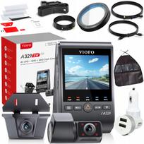 Automobilinė vaizdo kamera VIOFO A329SW 3CH 4K HDR GPS WiFi priedai