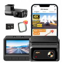 Vaizdo registratorius DDPAI Z60 Master 4K HDR su 2K galine kamera, 128GB