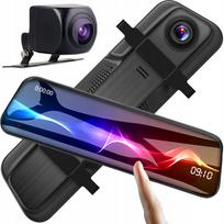 Vaizdo registratorius MARK1 DRIVING RECORDER W02 su veidrodžiu ir atbulinės eigos kamera