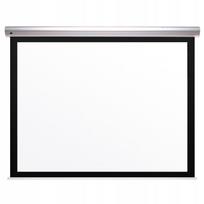 Projekcinis ekranas KAUBER BLUE LABEL su juodu rėmu CLEAR VISION 210x158 cm 4:3