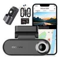 Vaizdo registratorius DDPAI N5 Dual 4K HDR su galine kamera, laidiniu rinkiniu ir 64GB atmintimi