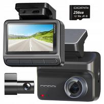 Automobilinė kamera DDPAI Z50 Pro 4K GPS WiFi su galine kamera, 256GB