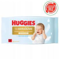 Drėgnos servetėlės Huggies Extra Care Sensitive, 48 vnt., be plastiko