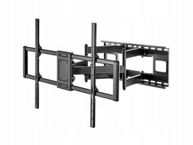 Sieninis laikiklis Equip 60"-120", 1TFT, 2 lankstai, 120kg, juodas