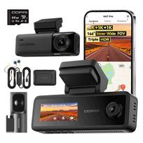 Vaizdo registratorius DDPAI N4T PRO 4K HDR, 3 kanalai, su 4G moduliu