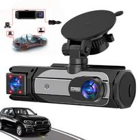 Automobilio kamera su priekine, galine ir 1080P vidine kamera