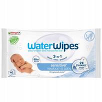Drėgnos servetėlės WaterWipes BIO, 99.9% vandens, 40 vnt., jautriai odai