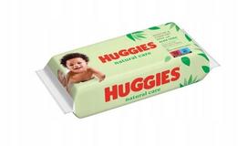 Drėgnos servetėlės Huggies Natural Care, 56 vnt.