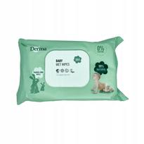 Drėgnos servetėlės kūdikiams Derma Eco Baby 64 vnt.