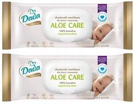 Drėgnos servetėlės Dada Aloe Care, 128 vnt.