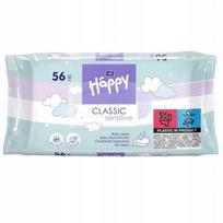 Drėgnos servetėlės Bella HAPPY SENSITIVE, 56 vnt.