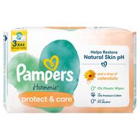 Sauskelnės Pampers Harmonie Protect & Care 3 x 44 vnt.