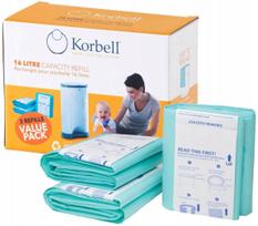 Vystyklų kibiro įdėklai Korbell 16L, 3 vnt.