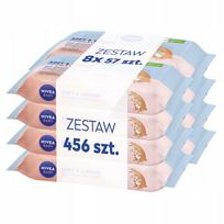 Drėgnosios servetėlės NIVEA BABY Soft & Cream, 4x57 vnt., 2 pakuotės