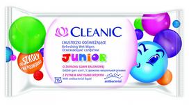 Vaikiškos drėgnos servetėlės Cleanic Junior Balloon, 15 vnt.