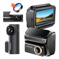 Vaizdo registratorius DDPAI Z90 Pro 4K HDR GPS su MINI3X ir galine kamera