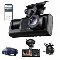 Priekinė automobilio kamera ir galinio vaizdo registratorius