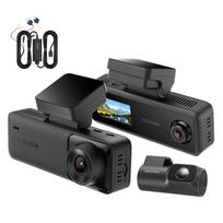 Vaizdo registratorius DDPAI N4T Pro 4K HDR su priekinė, galinė ir vidaus kamera, Hardwire komplektas