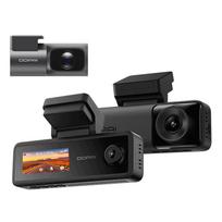 Automobilio vaizdo registratorius DDPAI N4T Pro 4K HDR su priekine, galine ir vidaus kamera