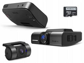 Vaizdo registratorius FineVu GX1000 CLOUD 2xQHD WiFi GPS HDR Ai Radar, 32GB kortelė
