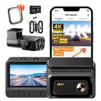 Vaizdo registratorius DDPAI Z60 Master 4K + 2K galinė kamera, hardwire rinkinys, 64GB