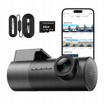 Automobilinė kamera DDPAI MINI Pro 2K su įrašymo įrenginiu, Hardwire rinkiniu ir 64GB atmintimi