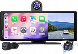 Automobilinis Carpuride W903S3 9.3" CarPlay ekranas su 4K vaizdo registratoriumi ir galine kamera