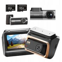 Vaizdo registratorius DDPAI Z60 Pro 4K HDR GPS + MINI2X + galinė kamera
