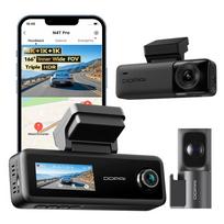 Vaizdo registratorius DDPAI N4T PRO 4K HDR automobiliui, priekinė, galinė, vidinė kamera