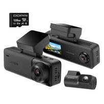 Vaizdo registratorius DDPAI N4T Pro 4K HDR, 128GB, priekinė, galinė ir vidinė kamera