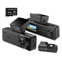 Automobilinė kamera DDPAI N4T Pro 4K, priekinė, galinė, vidinė, 64GB